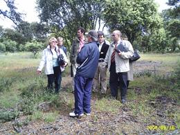 El secretario de Medio Ambiente del PSM ha visitado los terrenos del campo de golf Las Rejas