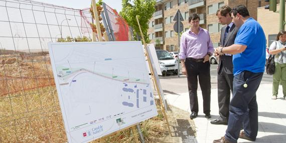 Las obras de urbanización de las calles Ventura Rodríguez y Ramón y Cajal se reanudan en julio