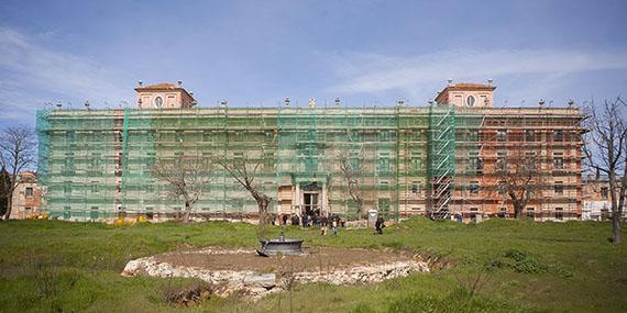 La primera fase de restauración del Palacio de Boadilla concluirá en un año