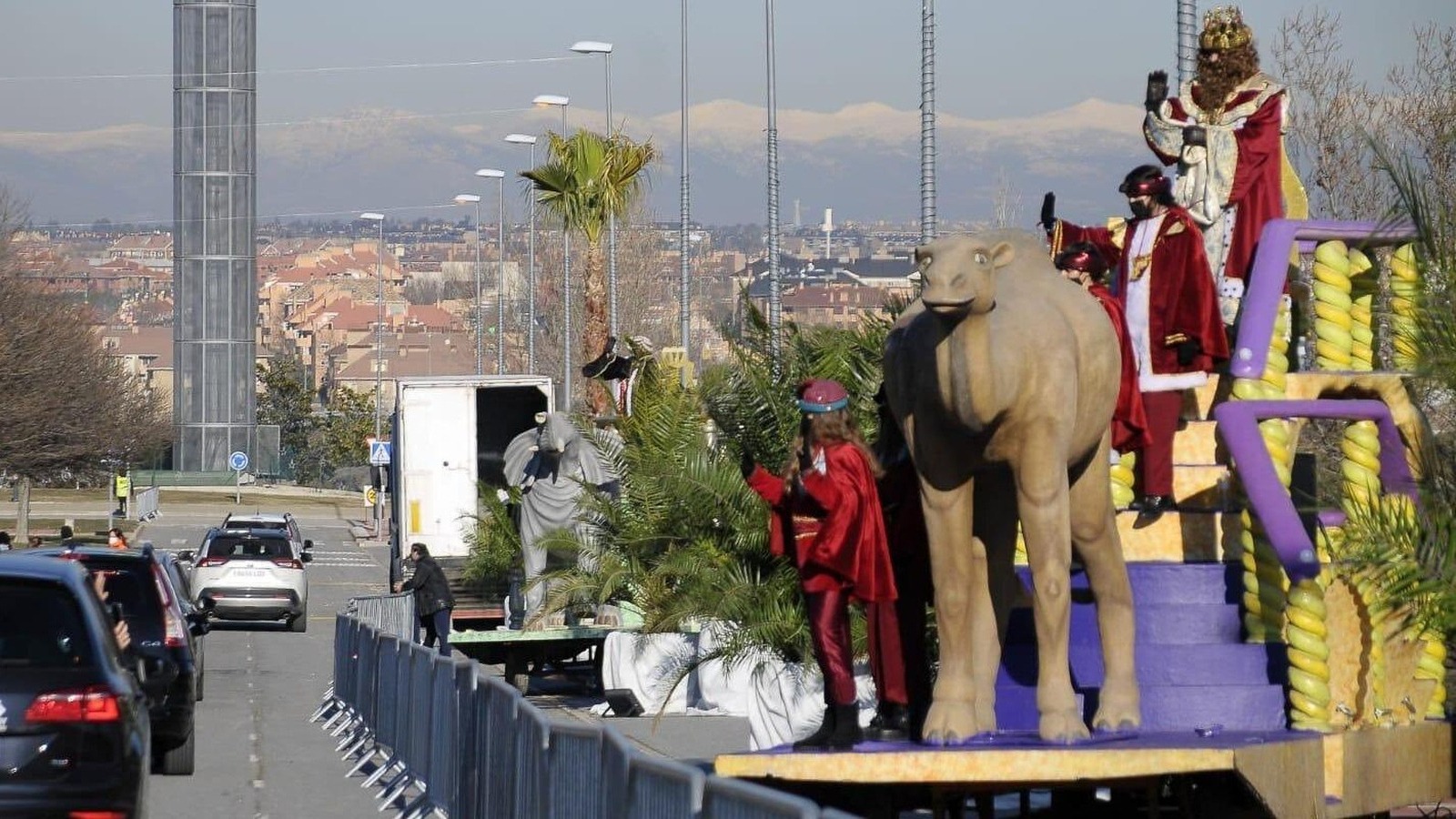 Éxito de la autocabalgata de Reyes de Boadilla del Monte
