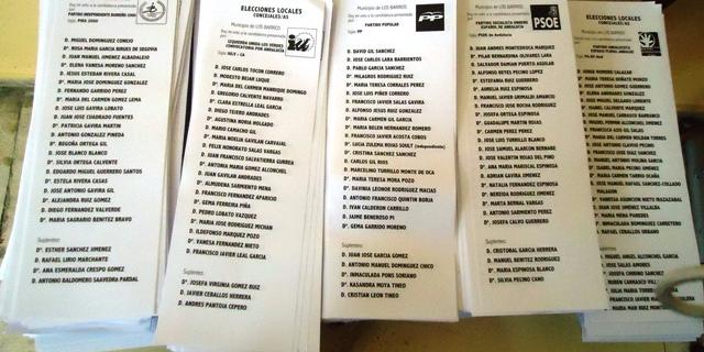 Ya se pueden consultar las listas del Censo Electoral hasta el 16 de mayo Ya se pueden consultar las listas del Censo Electoral hasta el 16 de mayo