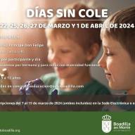 A la vuelta de la esquina el programa Días sin Cole que el Ayuntamiento de Boadilla promueve en Semana Santa 