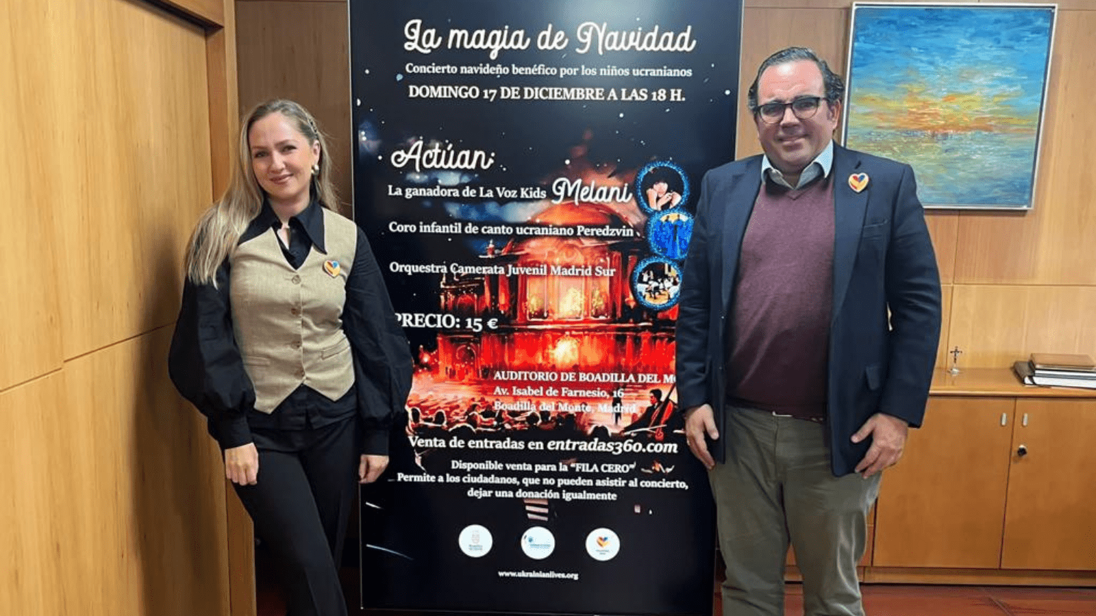 Concierto benéfico en Boadilla en favor de los niños ucranianos