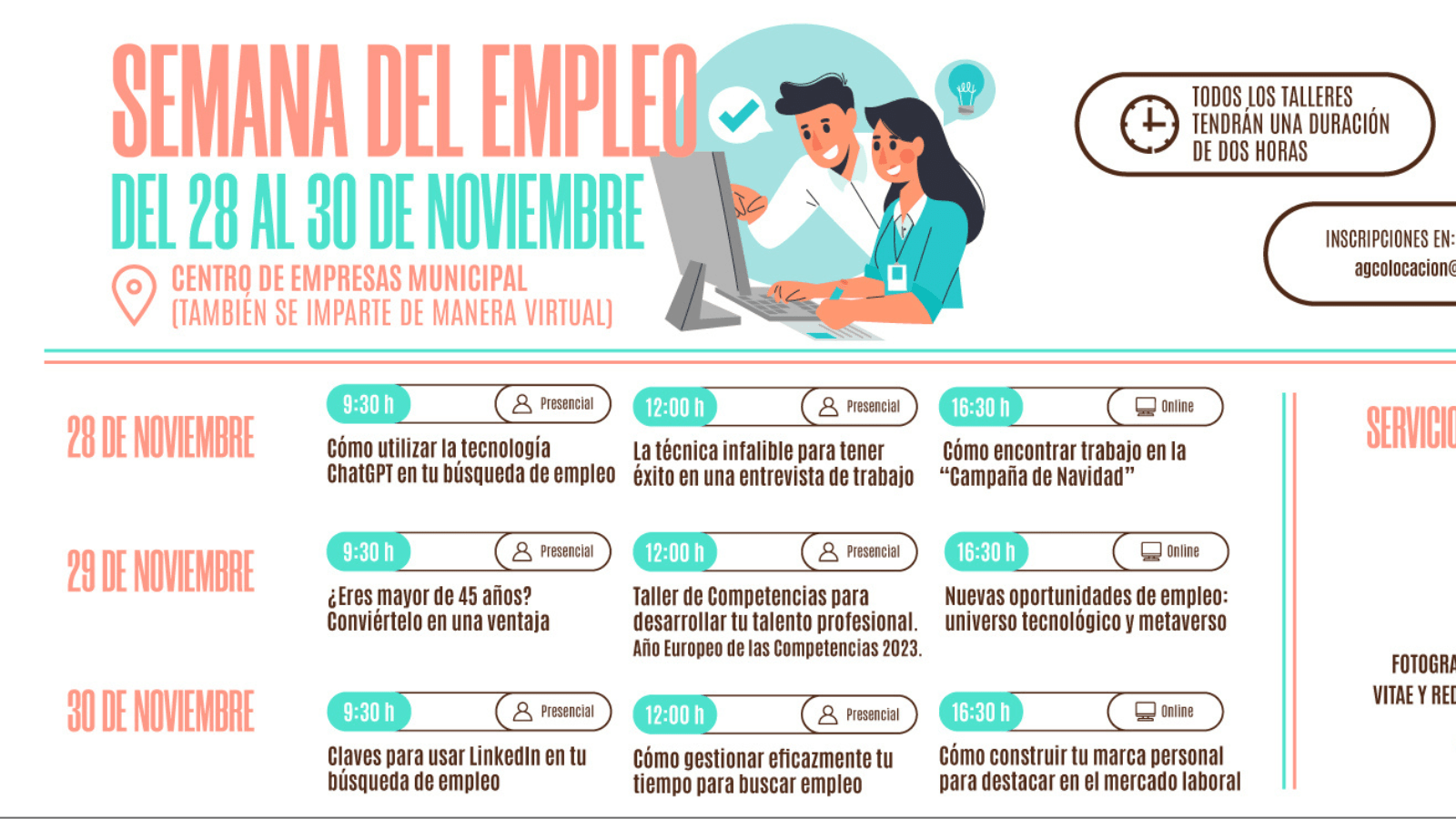 La semana del empleo en Boadilla estará enfocada en dar claves para encontrar empleo La semana del empleo en Boadilla estará enfocada en dar claves para encontrar empleo