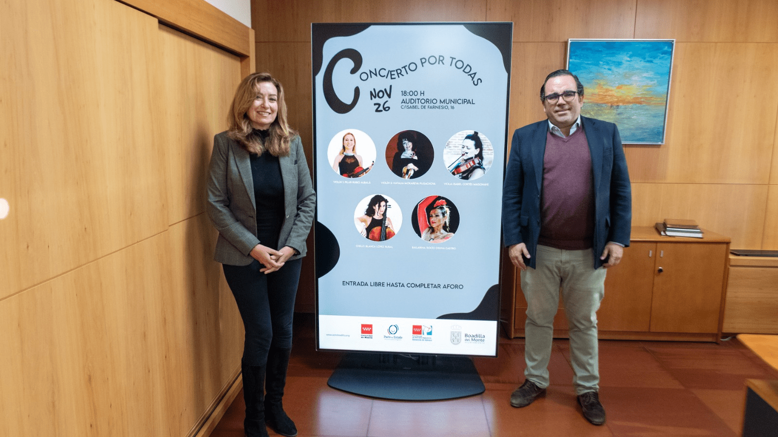 Concierto en el Auditorio municipal para conmemorar el Día Internacional contra la Violencia sobre la Mujer Concierto en el Auditorio municipal para conmemorar el Día Internacional contra la Violencia sobre la Mujer