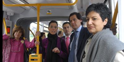 Inauguración del Metro del Empleo en Boadilla del Monte