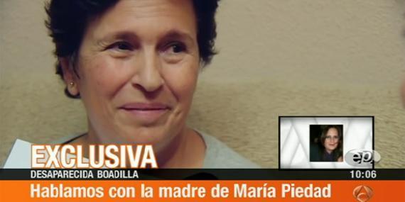 La madre de María Piedad tiene la esperanza de que su hija vuelva