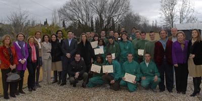 Los nuevos profesionales en jardinería y trabajo forestal de Boadilla se diploman