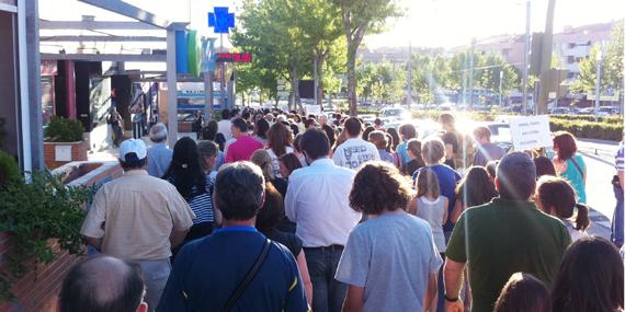 Celebrada la manifestación contra la gestión privada de la Escuela de Música