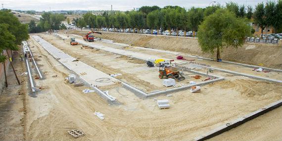 Las obras de la explanada del Palacio del Infante Don Luis acabarán en diciembre Las obras de la explanada del Palacio del Infante Don Luis acabarán en diciembre