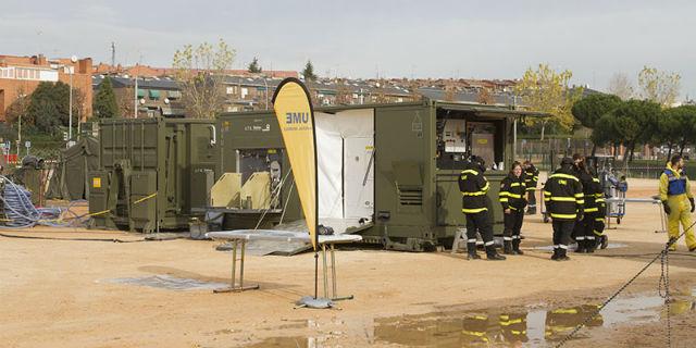 La Unidad Militar de Emergencias realiza un simulacro de accidente químico en Boadilla La Unidad Militar de Emergencias realiza un simulacro de accidente químico en Boadilla