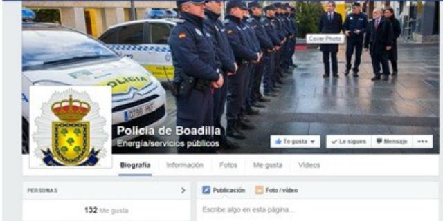 La Policía Local de Boadilla se estrena en Facebook