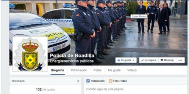 La Policía Local de Boadilla se estrena en Facebook La Policía Local de Boadilla se estrena en Facebook