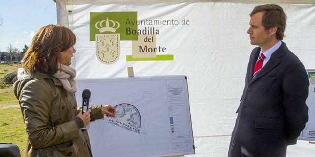 El mayor parque lineal de Boadilla estará listo en siete meses