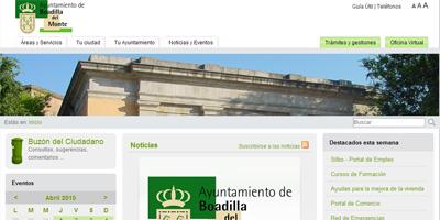 Diario de Boadilla supera en importancia a la web del Ayuntamiento pese a su remodelación