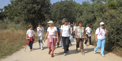 'Senderos solidarios' por el monte de Boadilla