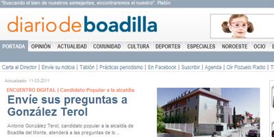 Google sitúa a Diario de Boadilla líder indiscutible de la información local Google sitúa a Diario de Boadilla líder indiscutible de la información local