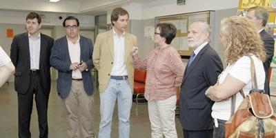 Terol visita el IES Profesor Máximo Trueba de Boadilla