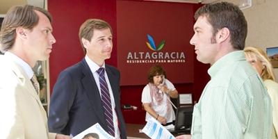 Terol visita las residencia de mayores Alta Gracia