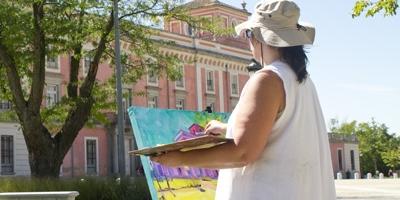 Boadilla celebra su XVI certamen de pintura rápida Boadilla celebra su XVI certamen de pintura rápida
