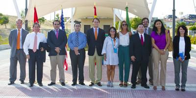 El Punto Limpio de Boadilla del Monte recibe a unos empresarios norteamericanos El Punto Limpio de Boadilla del Monte recibe a unos empresarios norteamericanos