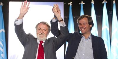 Mayor Oreja muestra su apoyo a González Terol Mayor Oreja muestra su apoyo a González Terol