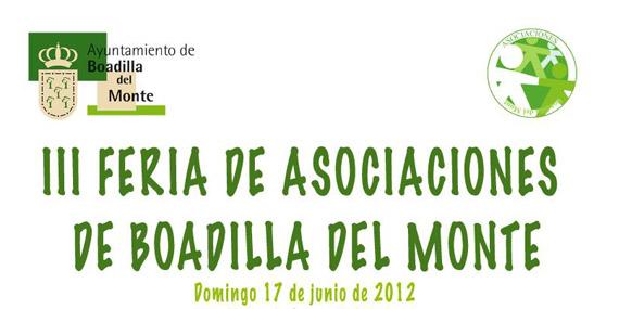 La III Feria de Asociaciones de Boadilla tendrá lugar el domingo 17 de junio