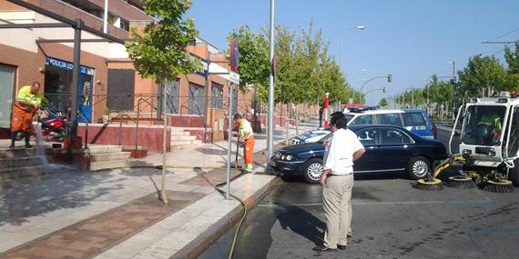 Boadilla prosigue con sus labores de limpieza