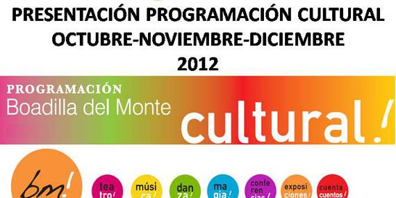 Oferta cultural en Boadilla durante el último trimestre del año Oferta cultural en Boadilla durante el último trimestre del año