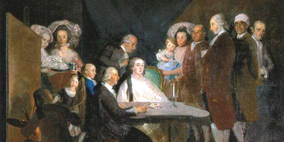 Goya y el Infante Don Luis llegan al Palacio Real de Madrid Goya y el Infante Don Luis llegan al Palacio Real de Madrid