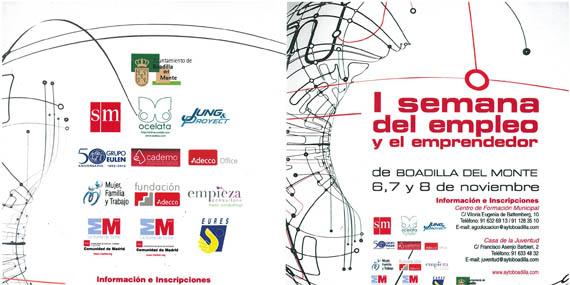 Boadilla acoge la 1ª Semana del Empleo y el Emprendedor Boadilla acoge la 1ª Semana del Empleo y el Emprendedor