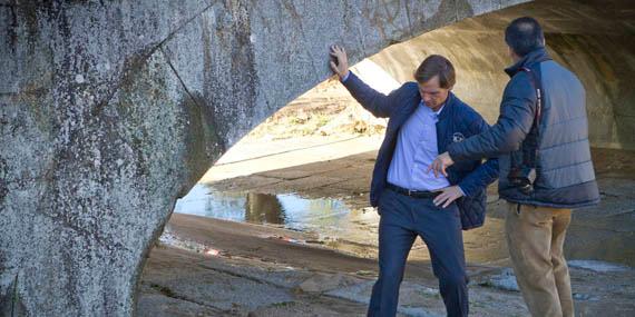 Boadilla trabaja en recuperar el Puente de Piedra Boadilla trabaja en recuperar el Puente de Piedra