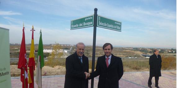 Boadilla rinde homenaje a Vicente del Bosque y a la Selección Española Boadilla rinde homenaje a Vicente del Bosque y a la Selección Española