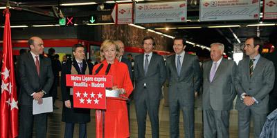 El servicio de Metro Ligero Exprés recibe un 7,9 por parte de los usuarios