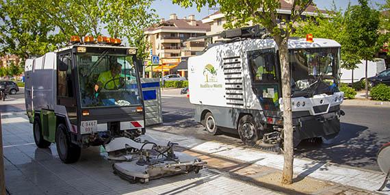 Lavado de cara en las calles y jardines de Boadilla