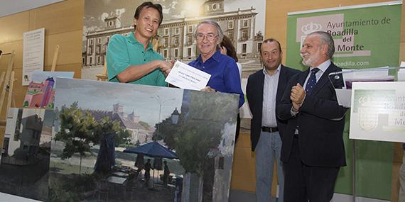 Cien artistas pintan los rincones emblemáticos de Boadilla