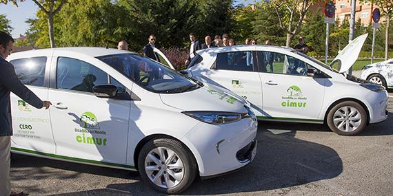 Tres nuevos vehículos eléctricos para supervisar las labores de mantenimiento de Boadilla