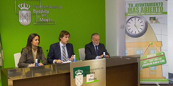 Los boadillenses podrán realizar sus trámites municipales los jueves por la tarde Los boadillenses podrán realizar sus trámites municipales los jueves por la tarde