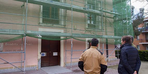 Obras de mejora en la fachada de La Millonaria Obras de mejora en la fachada de La Millonaria