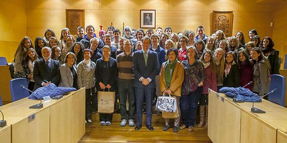 Veinticinco alumnos estadounidenses de intercambio visitan Boadilla