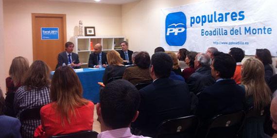 Jaime García-Legaz visita la sede del PP de Boadilla Jaime García-Legaz visita la sede del PP de Boadilla
