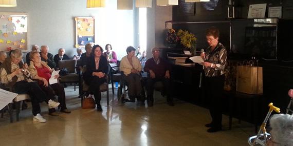 Los mayores de Boadilla conmemoran el Día de la Poesía Los mayores de Boadilla conmemoran el Día de la Poesía