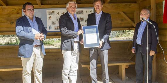 La Cámara de Comercio certifica la calidad medioambiental de la Vega del Arroyo de la Fresneda