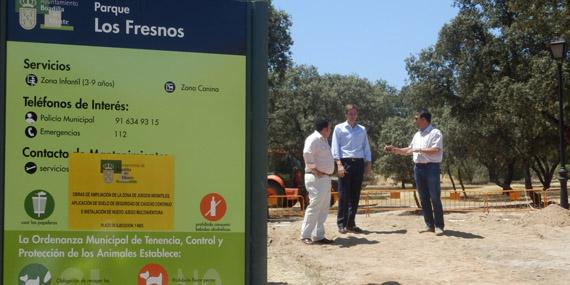 El parque de Los Fresnos contará con un nuevo juego infantil multiaventura El parque de Los Fresnos contará con un nuevo juego infantil multiaventura
