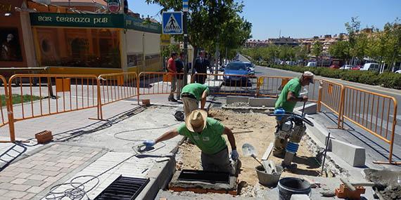 Obras de mejora en la Avenida Infante Don Luis Obras de mejora en la Avenida Infante Don Luis