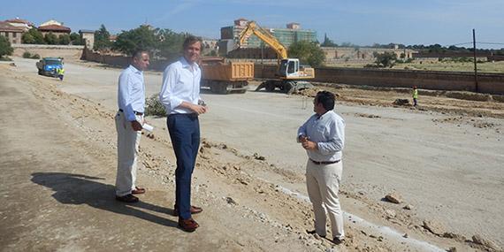 Comienzan las obras de remodelación de la explanada oeste del Palacio de Boadilla