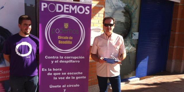 Podemos Boadilla encuentra 'socios' para presentarse a las municipales Podemos Boadilla encuentra 'socios' para presentarse a las municipales