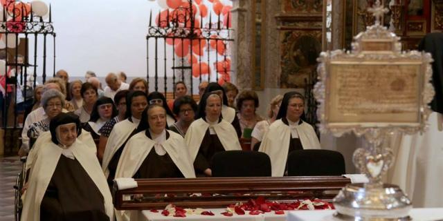 El bastón de Santa Teresa de Jesús llega a Boadilla