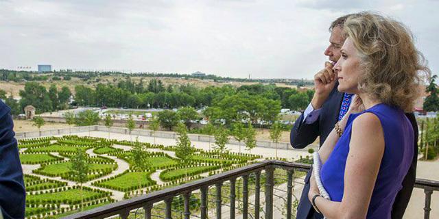La Princesa Sibila de Luxemburgo visita el Palacio del Infante Don Luis 