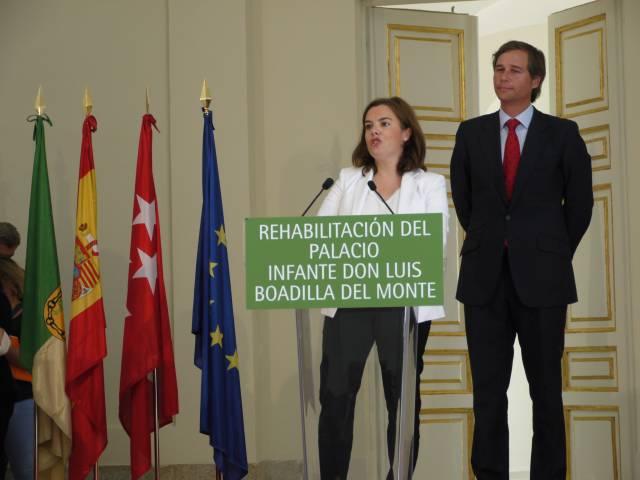 Soraya Sáenz de Santamaría visita el Palacio del Infante D. Luis Soraya Sáenz de Santamaría visita el Palacio del Infante D. Luis